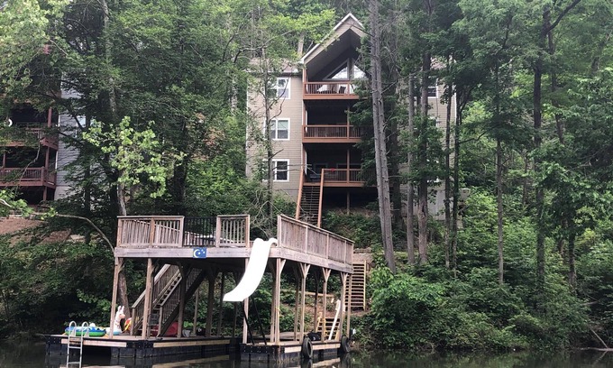 La Follette House | Crescent Moon at Lakeside Estates; Double Decker Dock w/Slide; Hot Tub