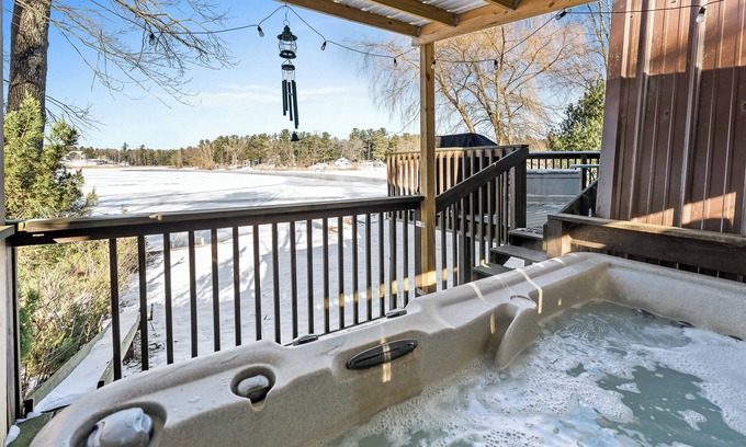 Twin Lake House | Crocker Lake Escape: A spacious 3-bedroom retreat with lake access and a hot tub.
