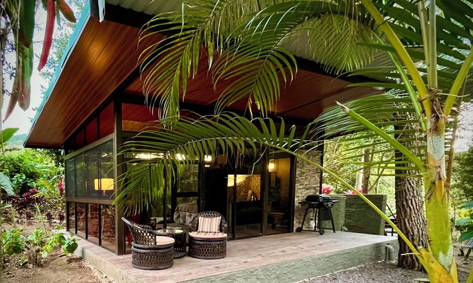 Pacuare Reserve Apartment | Crystal Slow-Cabin secluded in the Rainforest along a mountain stream