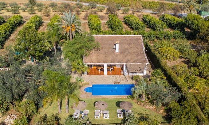 Alhaurin el Grande Villa | Cubo's Villa Cortijo La Indiana/private pool/air conditioning/free wifi/BBQ
