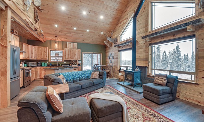 Kasilof Cabin | Custom Kasilof Cabin on 40 Private Acres
