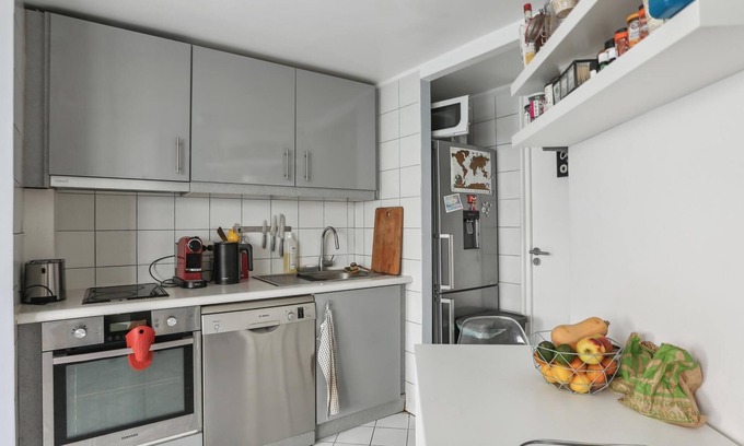 Butte-aux-Cailles Apartment | Cute Duplex for 2 people