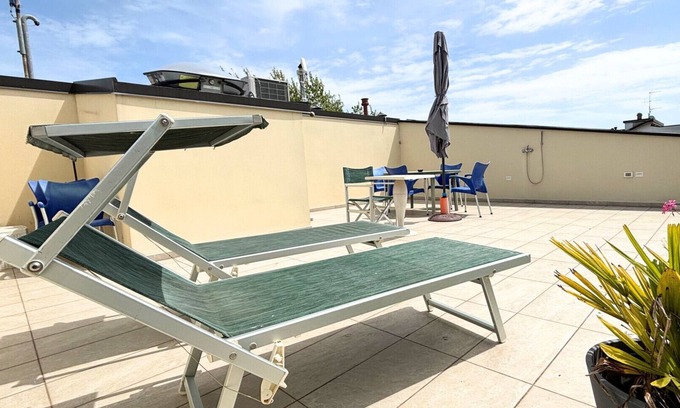 Pinarella Apartment | CV013 - Cervia, wonderful penthouse with panoramic terrace