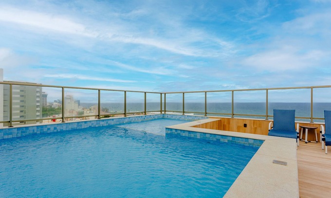 Costa Azul Apartment | CZ01 Lindo Quarto e Sala com Vista Mar