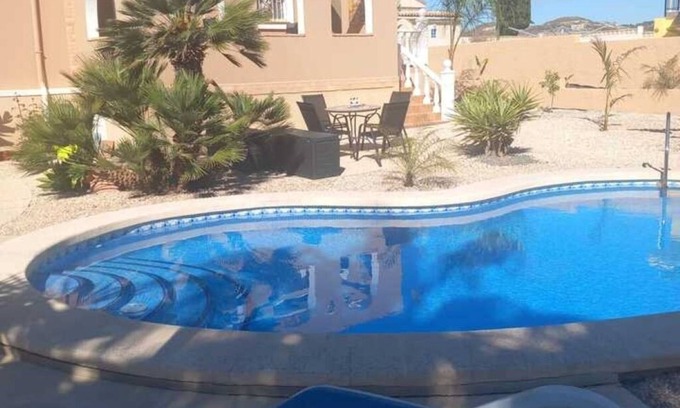 Mazarron Villa | D06 Ruby 2 bed/2 bath, private pool & garden, air conditioning, dog permitted.