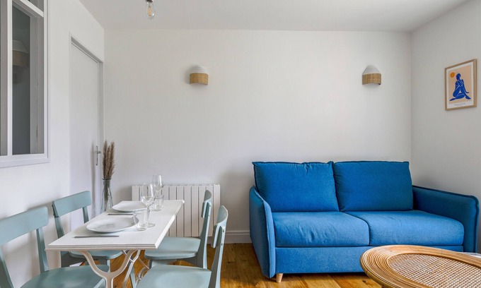 Houlgate Apartment | Dans l'ancien Grand Hôtel, charmant studio