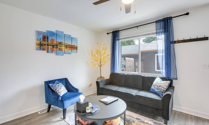Dayton Condo | Dayton Condo w/Courtyard < 3 to Downtown!