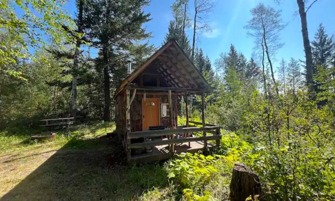 Kamloops Cabin | Delightful studio cabin near Pinantan Lake on 80 acres of land.