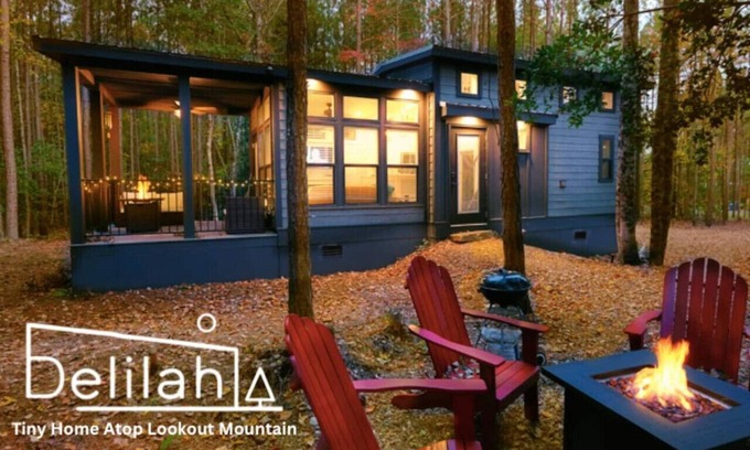 Mentone House | Delilah - A Wooded Tiny Home Atop Lookout Mountain