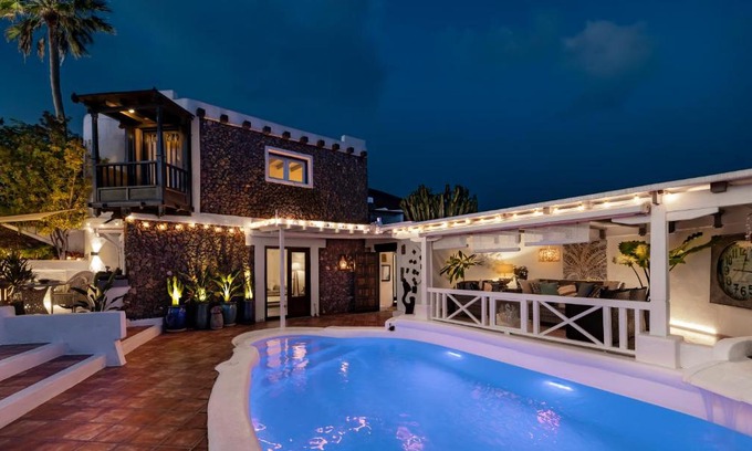 Tias Villa | Deluxe designer historic villa Via Lactea, Panoramic sea views, Own private heated pool and subtropical garden