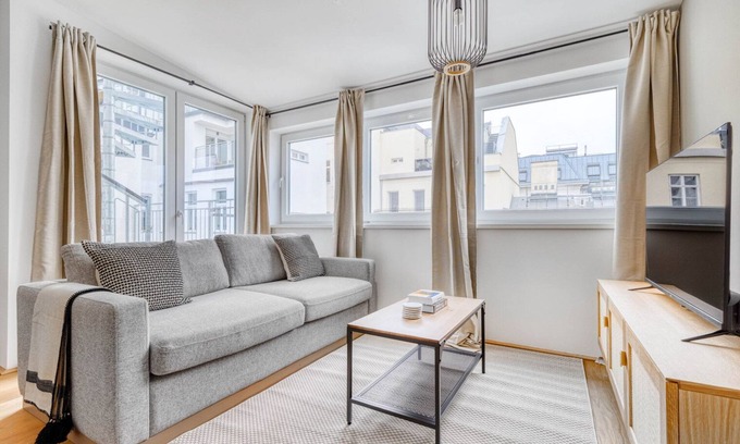 Schottenfeld Apartment | Deluxe Neubau 2BR w/Terrace & Elevator, nr restaurants, by Blueground
