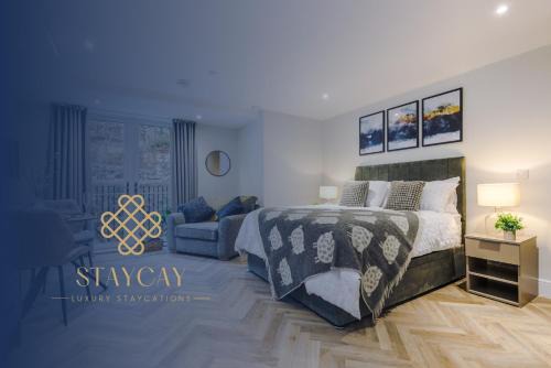 Stoney Middleton Apartment | Deluxe Studio Apartment with Private Balcony