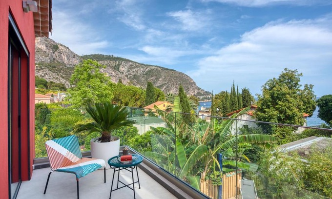 Eze Villa | Deluxe VILLA GRAZIELLA 200 M FROM THE BEACH