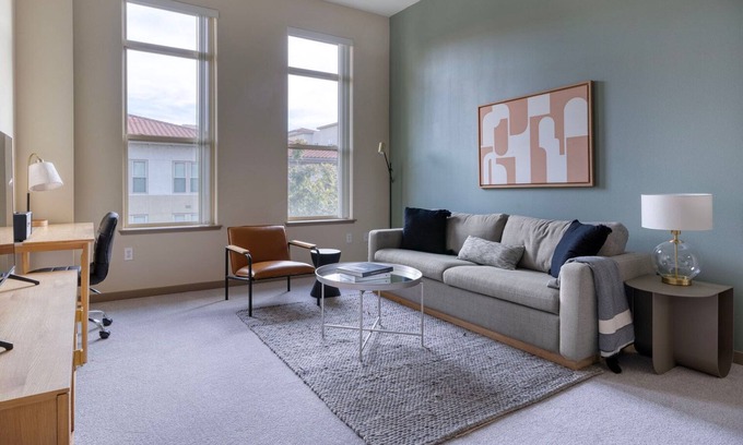 Contra Costa Centre Apartment | Deluxe Walnut Creek 2BR w/Gym & On-Site Dining, nr BART, by Blueground
