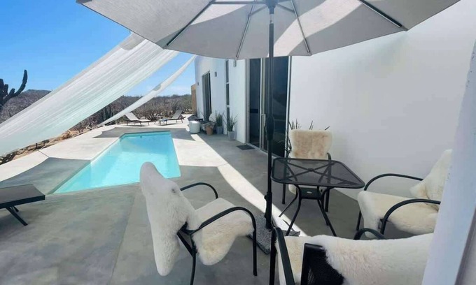 Los Zacatitos House | Desert Zen with Pool, Rooftop, and Glamping Tent