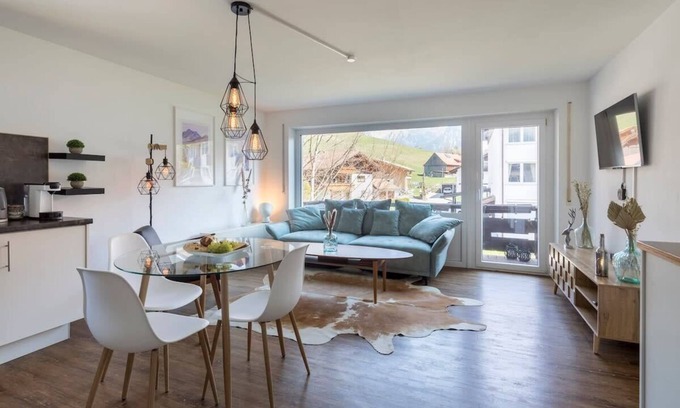 Rappele Apartment | Design Appartment „Alpenglühen“ nahe Breitachklamm