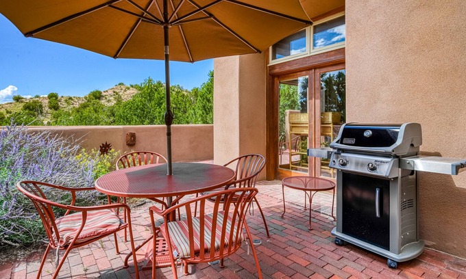 Nambe Pueblo Condo | Designer Condo at Pueblo Encantado w/ All-Season Heated Pool - Close to Plaza