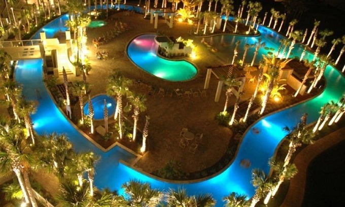 Fort Walton Beach Villa | Destin West Villa 301, oceanview, wraparound balcony, lazy river, 6 pools, beach