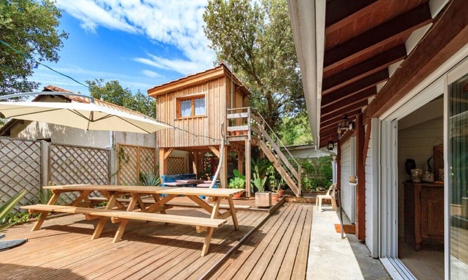 Hourtin-Plage House | Detached house 10 pers. Hourtin Plage