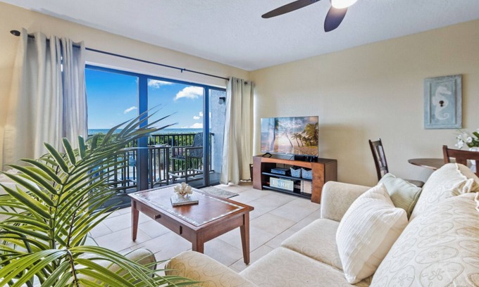 Avon By The Sea Condo | Direct Oceanfront Condo W/Private Balcony & BBQ Grills
