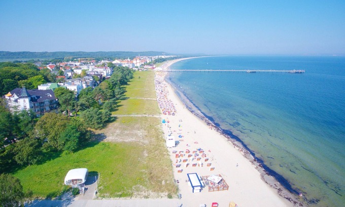 Binz Apartment | Directly on the beach promenade, balcony with sea view - Aparthotel Ostsee FeWo 31