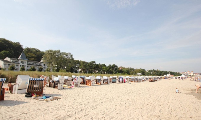 Binz Apartment | Directly on the beach promenade, balcony with sea view - Aparthotel Ostsee FeWo 26