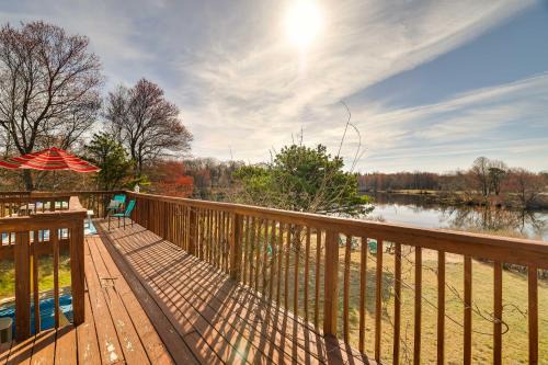 Long Pond House | Dock and Fire Pit Lakefront Poconos Retreat!