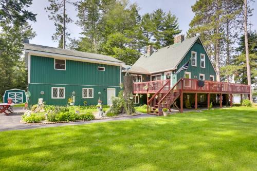 Conover House | Dock and Views Lakefront Family Home in Conover!