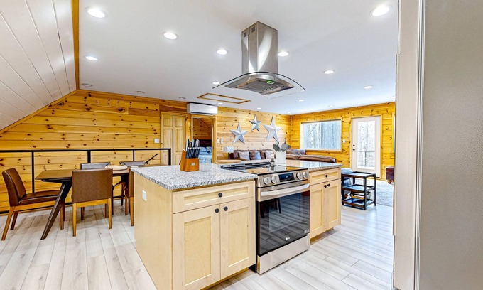 Rockwood Apartment | Dog-friendly apartment by Moosehead Lake with sprawling deck & firepit