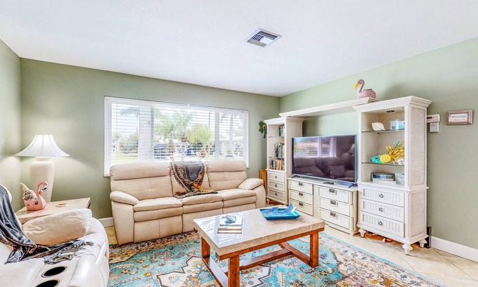 Bokeelia House | Dog-Friendly, Canal-Front Home with Canal Access, Central AC, and WiFi