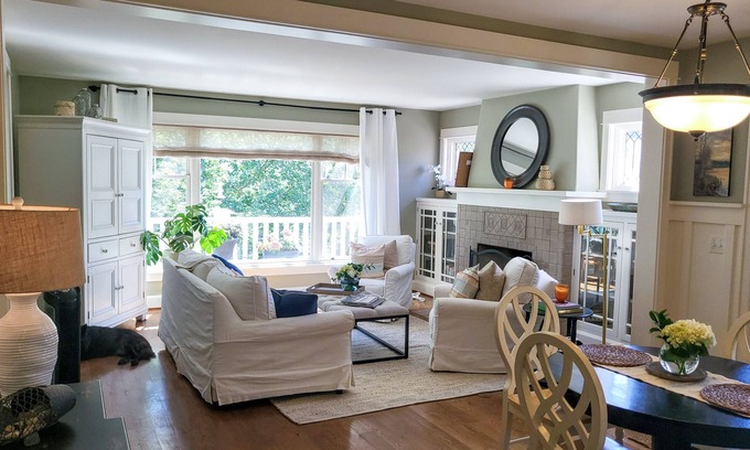 Phinney Ridge House | Dog-friendly city escape with private patio, grill, firepit, fireplace, & W/D
