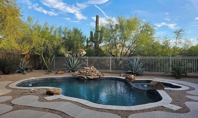 Desert View Village House | Dog friendly! Heated pool-spa. Gated 3-bedroom house in fabulous Cave Creek
