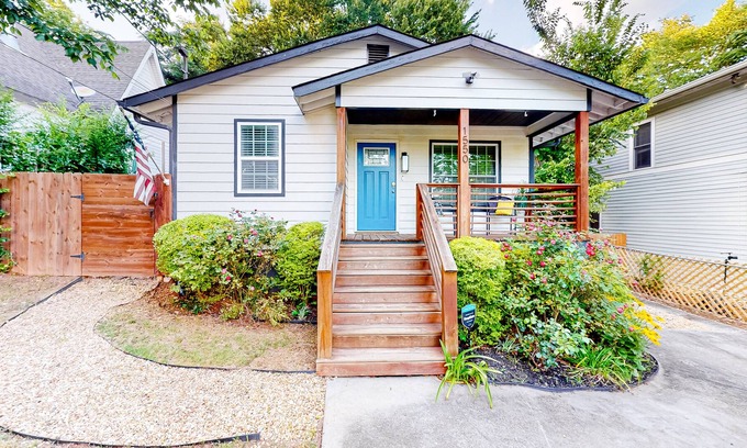 Edgewood House | Dog-friendly home in the heart of Atlanta with covered porch & firepit