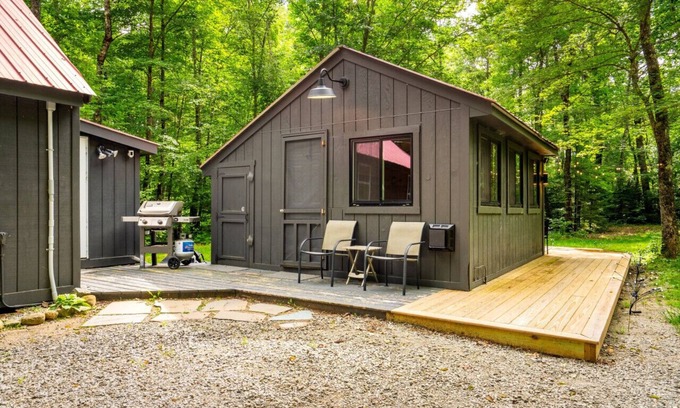 Silver Lake Cabin | Dog Friendly | Hot Tub | Sauna | 10 Min to Conway