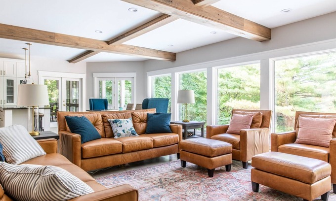 Grand Beach House | Dog-friendly house with private heated outdoor pool, hot tub & Ping-Pong