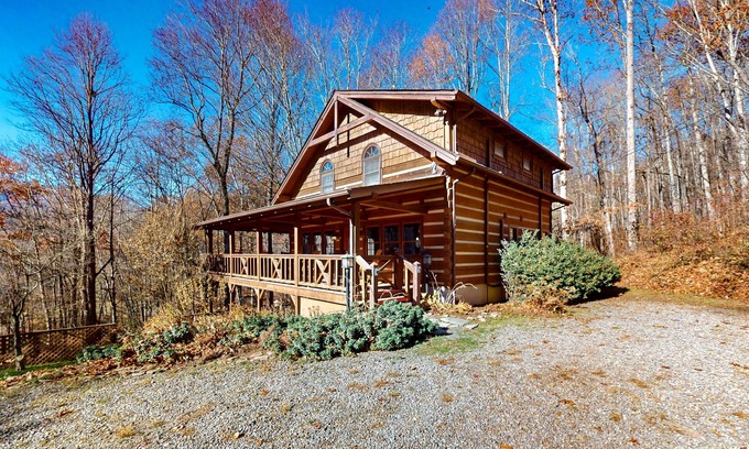 Mountain Springs Cabin | Dog-friendly mountain home with a playroom, enclosed yard, wood stove, & W/D