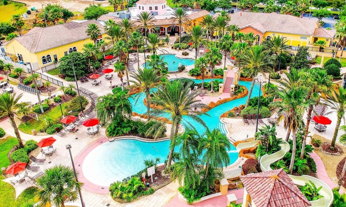 Wellington House | Dog-friendly resort-style home with lazy river, pool, balcony, children's items