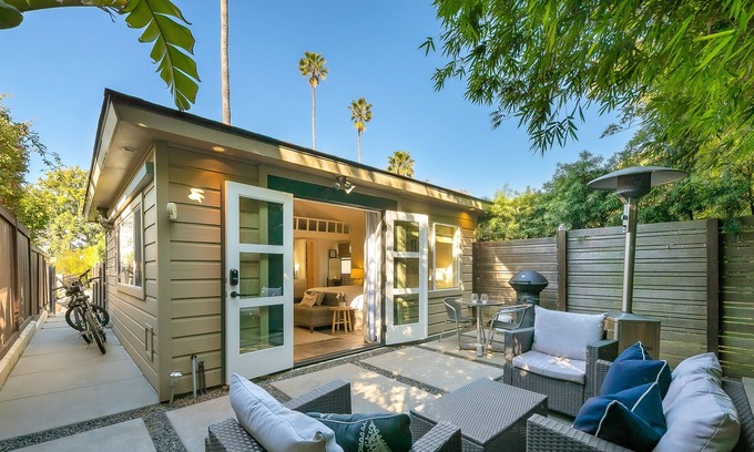 Beach Barber Tract Cottage | Dog-Friendly Studio w/Private Patio, Gas Grill, Kitchenette, Partial A/C, & WiFi