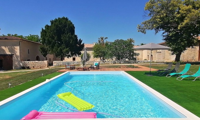 Guillac House | Domaine de Gaïa, Villa, Piscine, Pétanque, Poulailler, on 1.5 ha, Saint-Emilion