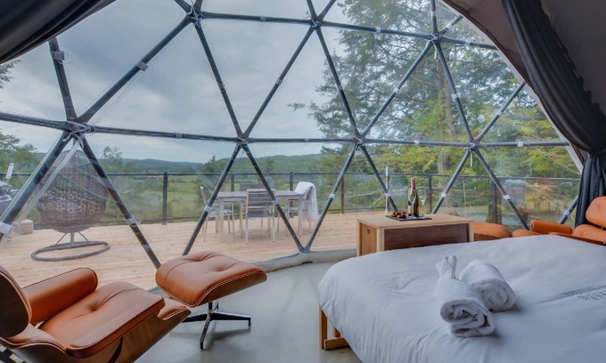 La Conception Ski Chalet | Dome at Bel Air - Ideal for a couple - Private Jacuzzi & sauna - Bbq