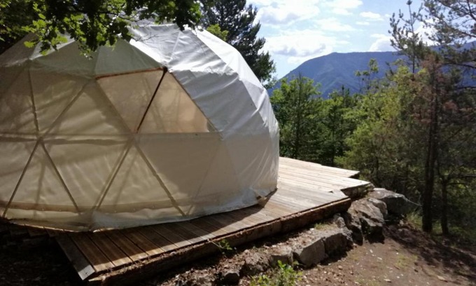 Le Mas Other | Dome géodésique ou tente bulle in paradise avec piscine