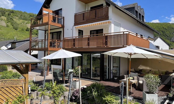 Traben-Trarbach Cottage | Doppelzimmer 10 - Gäste- und Weinhaus Haus Schatzgarten