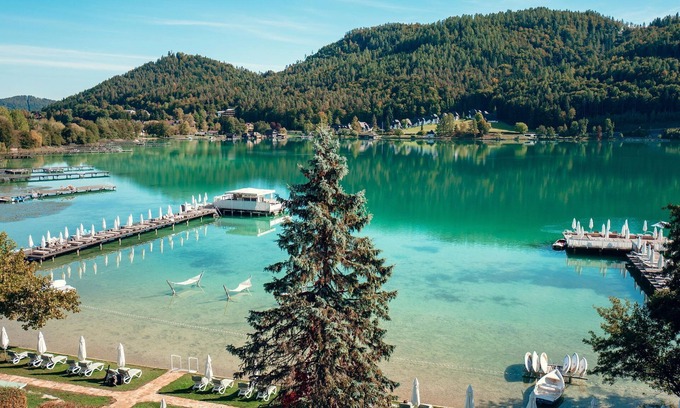 Klopein am Klopeiner See House | Double room 'Casanova' HP - Amerika-Holzer Hotel Resort