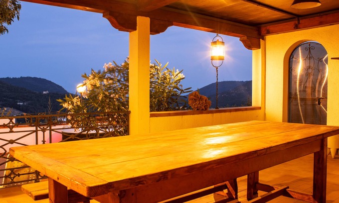 Bardino Nuovo Apartment | Double Terrace and Garden - Relaxation and valley view