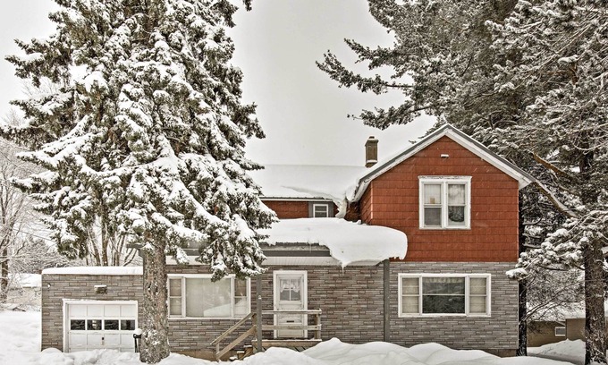 Bessemer House | Downtown Bessemer Home Near Skiing & Snowmobiling!