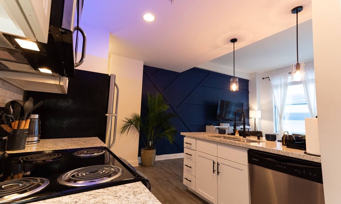 Wholesale District Apartment | Downtown Contemporary Haven