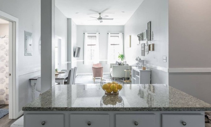 Johnson City Apartment | Downtown JC 2 Bed Loft with Light