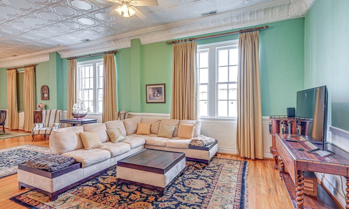 Mocksville Apartment | Downtown Mocksville Apartment - Walk to Shops!