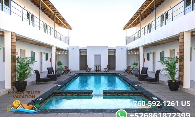 Primera Seccion House | Downtown San Felipe Hotel Marea Baja #14