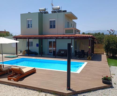Kalathas Apartment | Drosoula Villa 3bdr private swimming pool